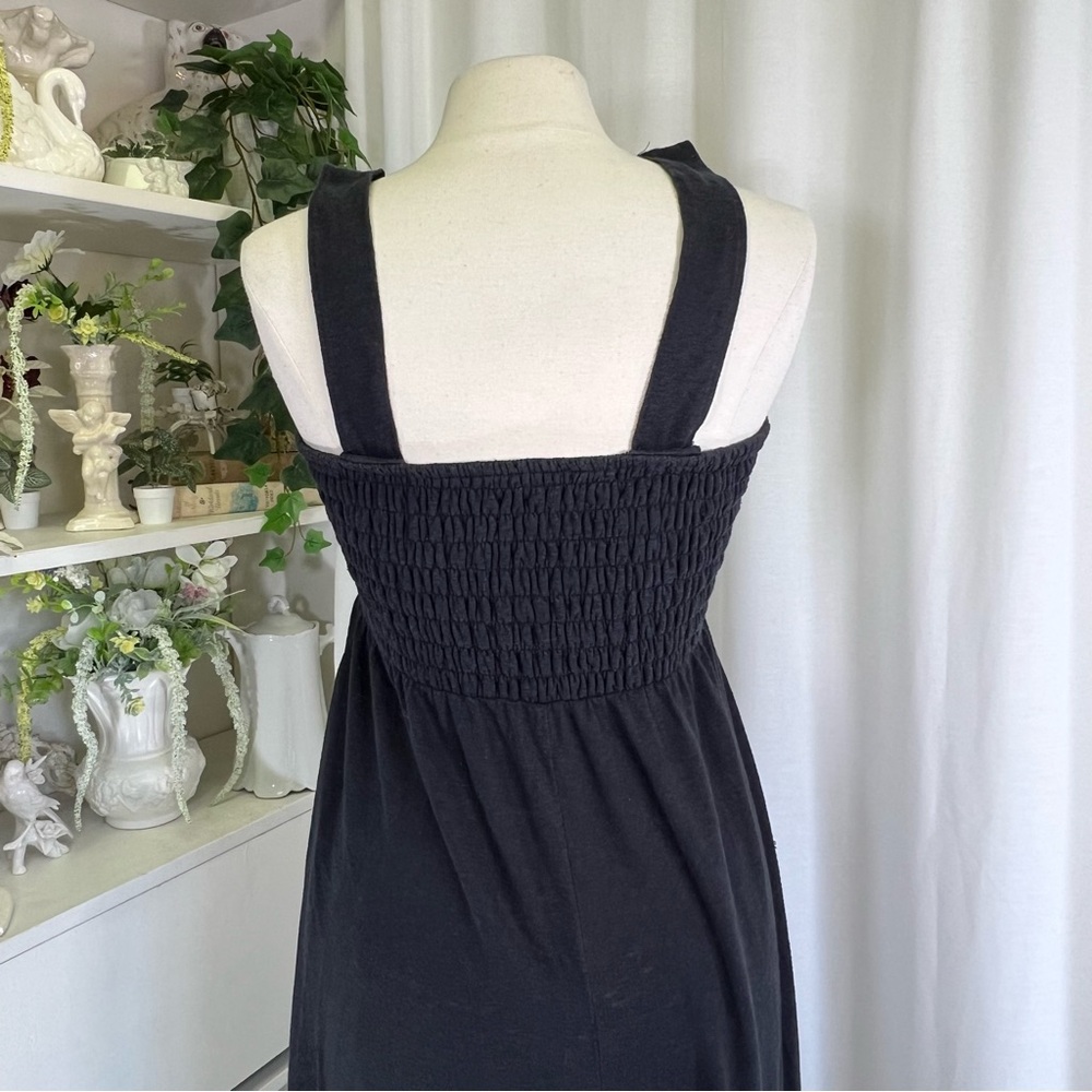 Free People Beach  Black Smocked Jumpsuit - Picture 10 of 16